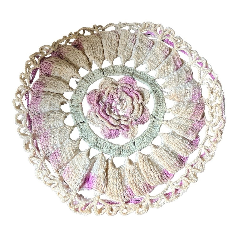 Vintage Hand Crocheted Doily